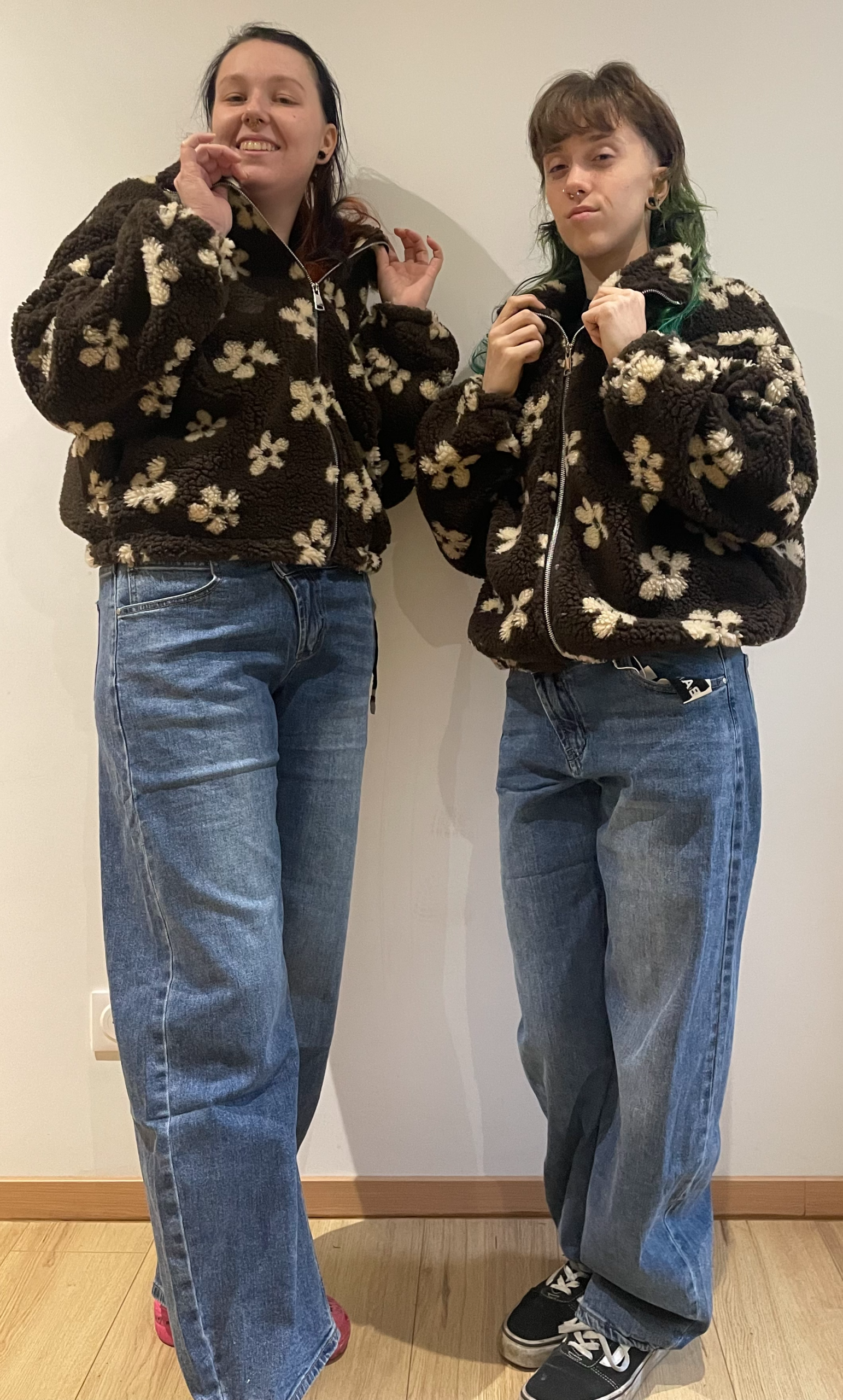 Veste polaire "flower"