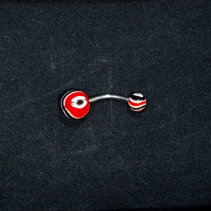 piercing nombril marbré